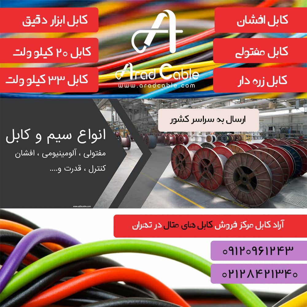 کابل برق سه فاز متال
